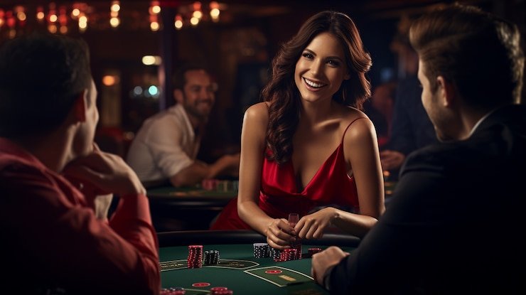 Antarmuka permainan demo Blackjack di xxxnxxxx